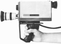 The handheld camera for the Sony AV-3400